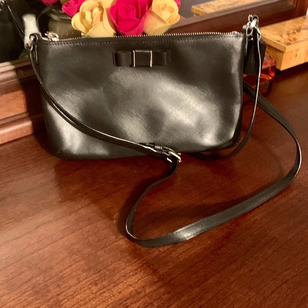 Coach NWOT Small Crossbody Purse w/ Bow - Black